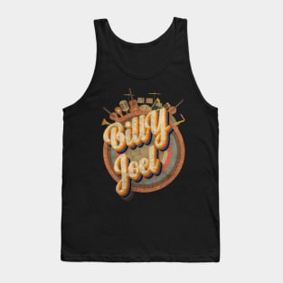 Tour Music Designs Vintage Retro - Billy Joel Tank Top